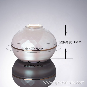 Luxurious onion shape acrylic pink cosmetic bottles/jars with good price